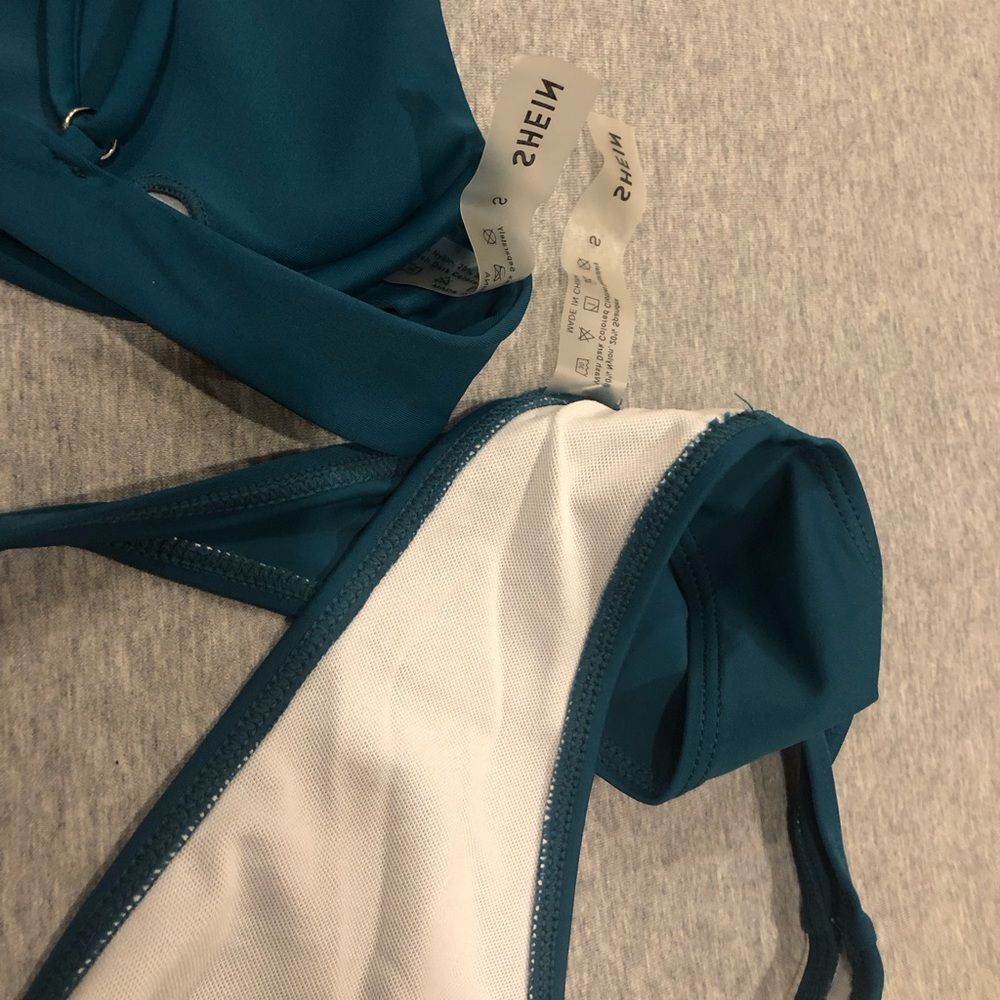 Shein Blue/ Green Jade Bikini - Picture 4 of 4